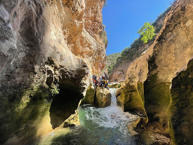 Guías Roca y Agua Barranqusimo Sierra de Guara y Benasque Peonera